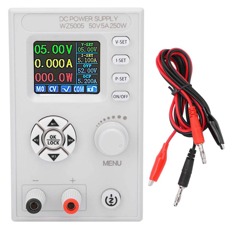 Baxnore DC Regulierte Stromversorgung Digital Control Einstellbares LCD -Bildschirm 4 -Digit -Display DC6-55V WZ5005 von Baxnore