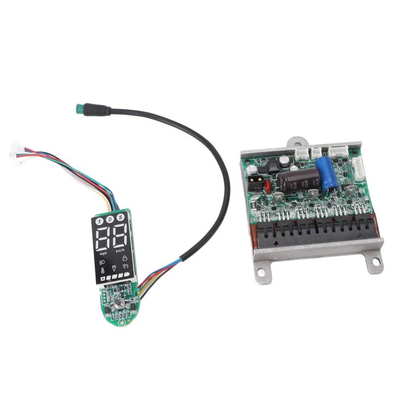 Baxnore Electric Scooter Controller Kit, Aluminiumlegierung Wärme -Dissipation IPX5 Wasserdichtes Armaturenbrett mit Echtzeitgeschwindigkeitsleistung Anzeige von Baxnore