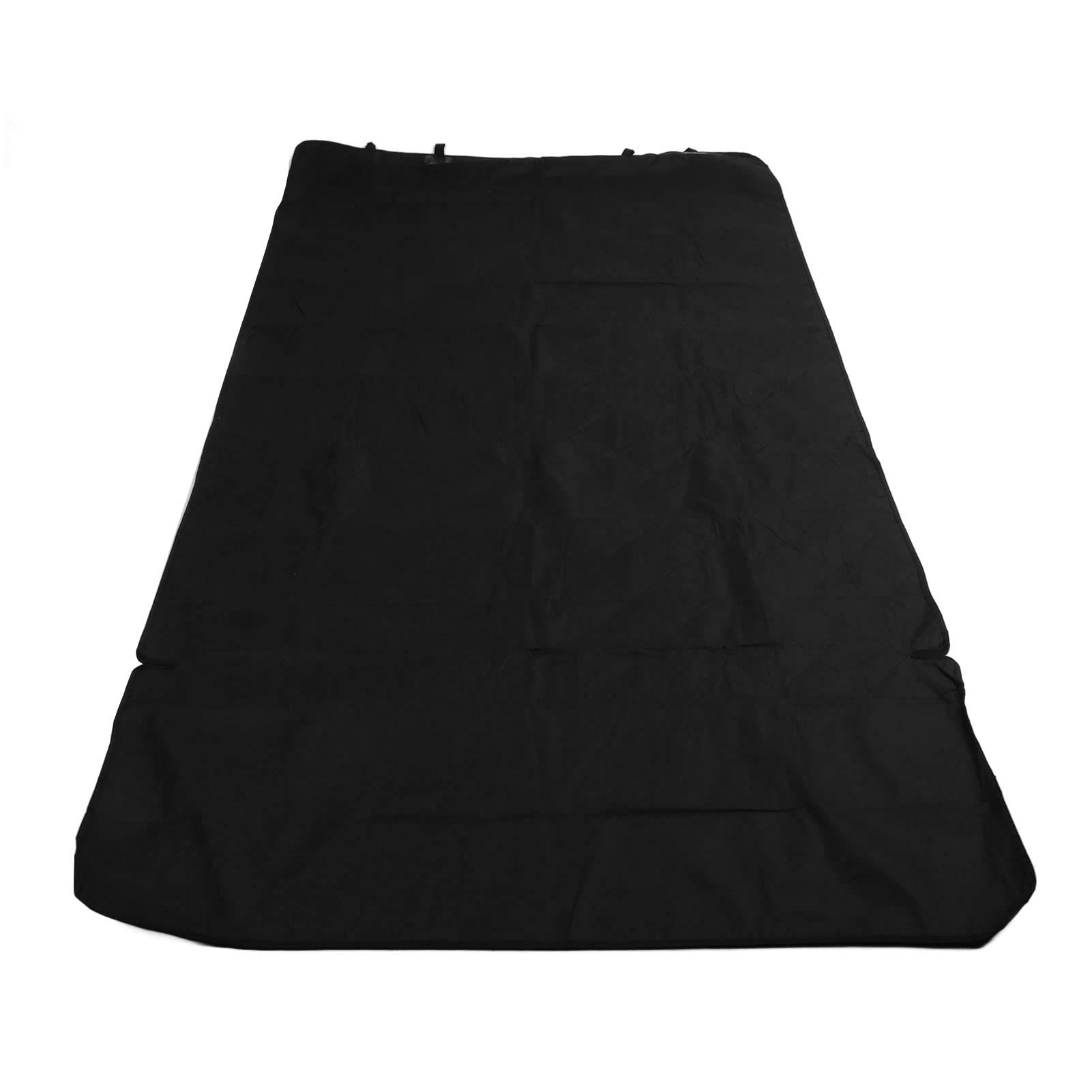 Baxnore Haustierhundkoffer Cargo Liner wasserdichtes Oxford Car Hunde Sitzschutz Schutzauto Haustiermatte für SUV Van Minivan Truck Schwarz (269 * 140 cm) von Baxnore