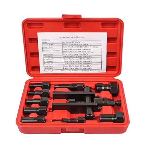 Baxnore Lagernias -Set, 2 Klauenstahl -Motorrad -Lagerentfernungswerkzeugkit, Elektrofahrzeug -Extraktor mit schwärzender Behandlung, universeller Rollerlager -Demontagezubehör Baxnore Lagernias -Set, 2 Klauenstahl -Motorrad -Lagerentfernungswerkzeugkit, Elektrofahrzeug -Extraktor mit schwärzender Behandlung, universeller Rollerlager -Demontagezubehör von Baxnore