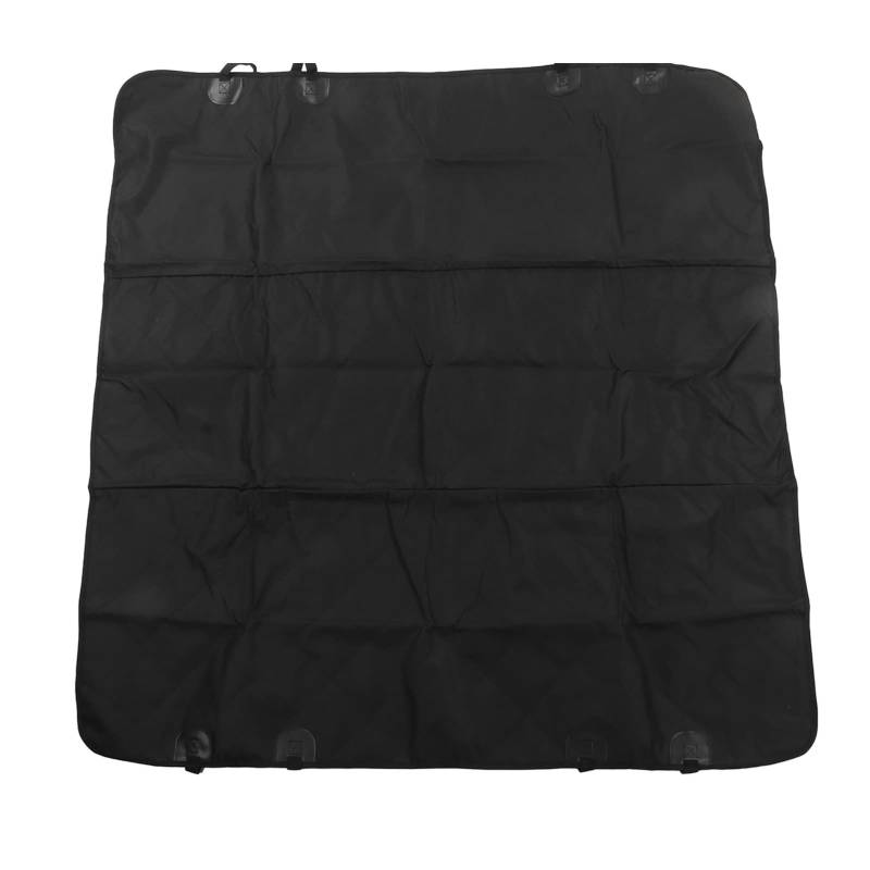 Baxnore PETT -MAT Oxford Stoff wasserfest zusammenklappbare Haustierabdeckung für LKW -Autositzschutzschwarz 152x143 cm von Baxnore