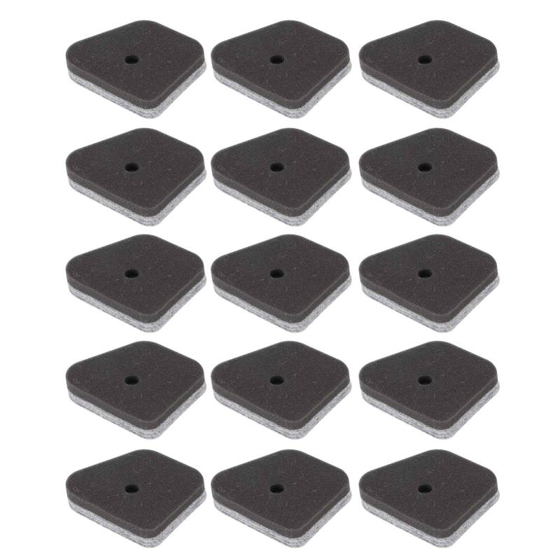 Luftfilterersatz hoher Qualität Haltbarer Trimmerluftfilter für FS90 110 130 R HT101 HT130 HT131 Trimmer 41801201800 Baumwollmaterial 15pcs Set von Baxnore