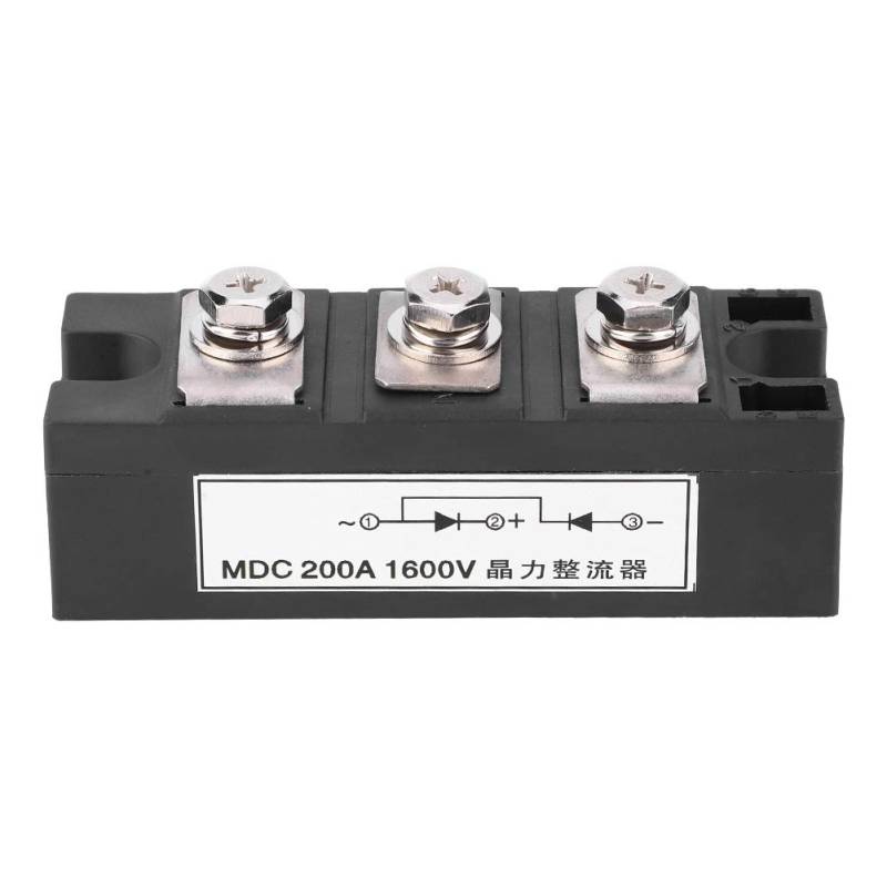 MDC 200A 1600V Gleichrichterbrückenmodul, Hochstromdiodenkonverter für Wechselrichtersysteme, industrieller Wechselstrom zur DC -Stromumwandlung von Baxnore