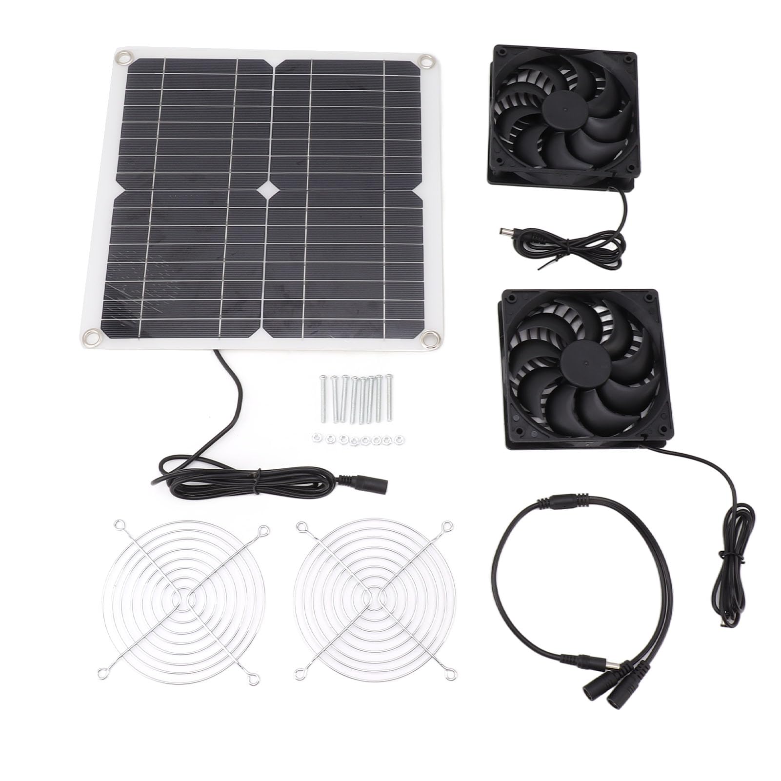 Solarpanel angetriebener Lüfter 12W 12 V Effiziente Energieumwandlung Einstellbarer Windgeschwindigkeit Leichtes tragbares Dual -Lüfter -Kit für den Innenraum Außenverwaltung Solarpanel angetriebener Lüfter 12W 12 V Effiziente Energieumwandlung Einstellbarer Windgeschwindigkeit Leichtes tragbares Dual -Lüfter -Kit für den Innenraum Außenverwaltung von Baxnore