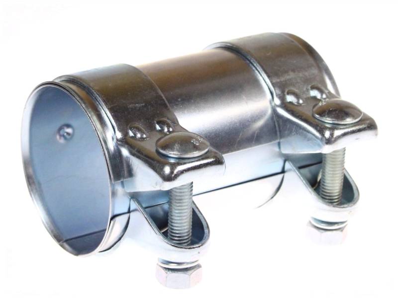 BayWorld Rohrverbinder Universal 70 x 125mm Doppelschelle Silber von BayWorld