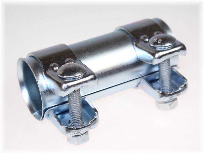 BayWorld Universal Rohrverbinder 45x49,5x125mm Doppelschelle 45x125mm, Silber von BayWorld