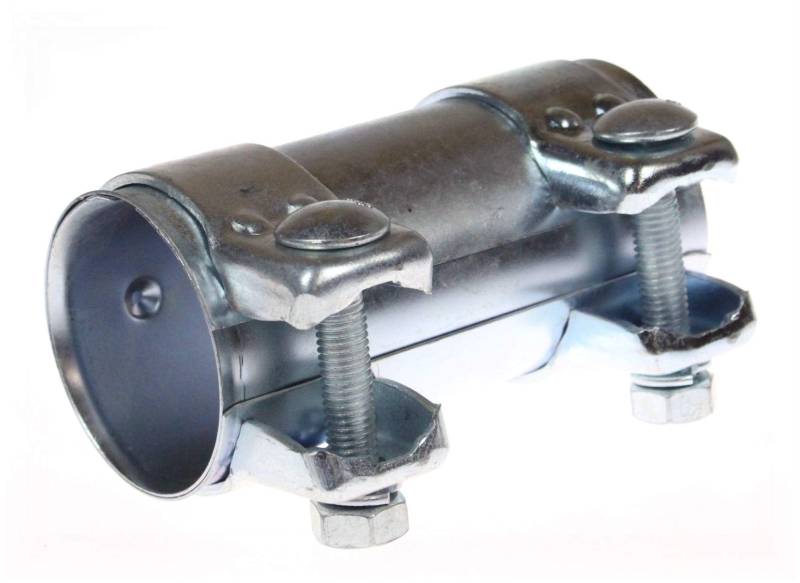 BayWorld Rohrverbinder Universal 55x59,5x125mm Doppelschelle Silber von BayWorld