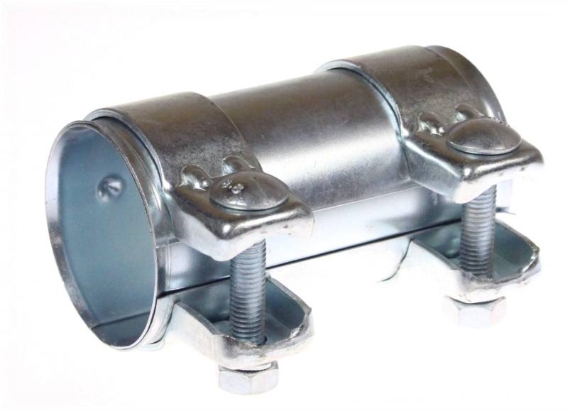 BayWorld Rohrverbinder Universal 60x64,5x125mm Doppelschelle 60x125mm Silber von BayWorld