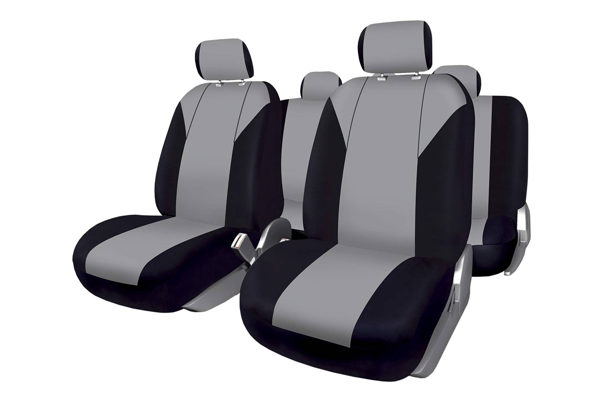 Bc Corona FUK10413 Set Komplette Autositzbezüge Granada, Schwarz/Grau Bc Corona FUK10413 Set Komplette Autositzbezüge Granada, Schwarz/Grau von BCCORONA