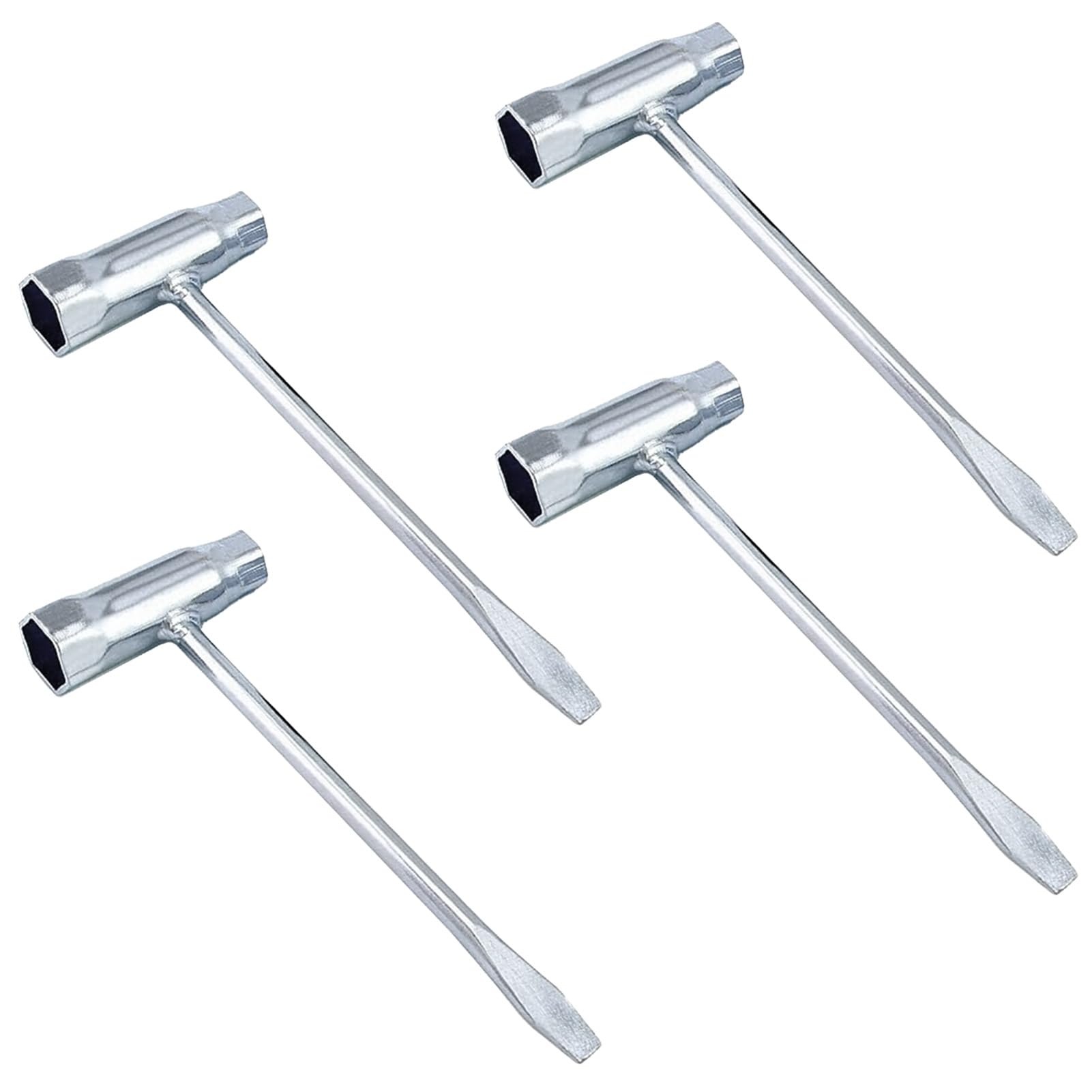 Bcuuozeeing 4 Stück Kombischlüssel, Kettensägenschlüssel, 17 mm X 19 mm Zündkerzenschlüssel, T-Schlüssel, Motorsägenschlüssel, Kombischlüsse für Motorsägenmäher Bürstenschneider Rasenmäher Bcuuozeeing 4 Stück Kombischlüssel, Kettensägenschlüssel, 17 mm X 19 mm Zündkerzenschlüssel, T-Schlüssel, Motorsägenschlüssel, Kombischlüsse für Motorsägenmäher Bürstenschneider Rasenmäher von Bcuuozeeing