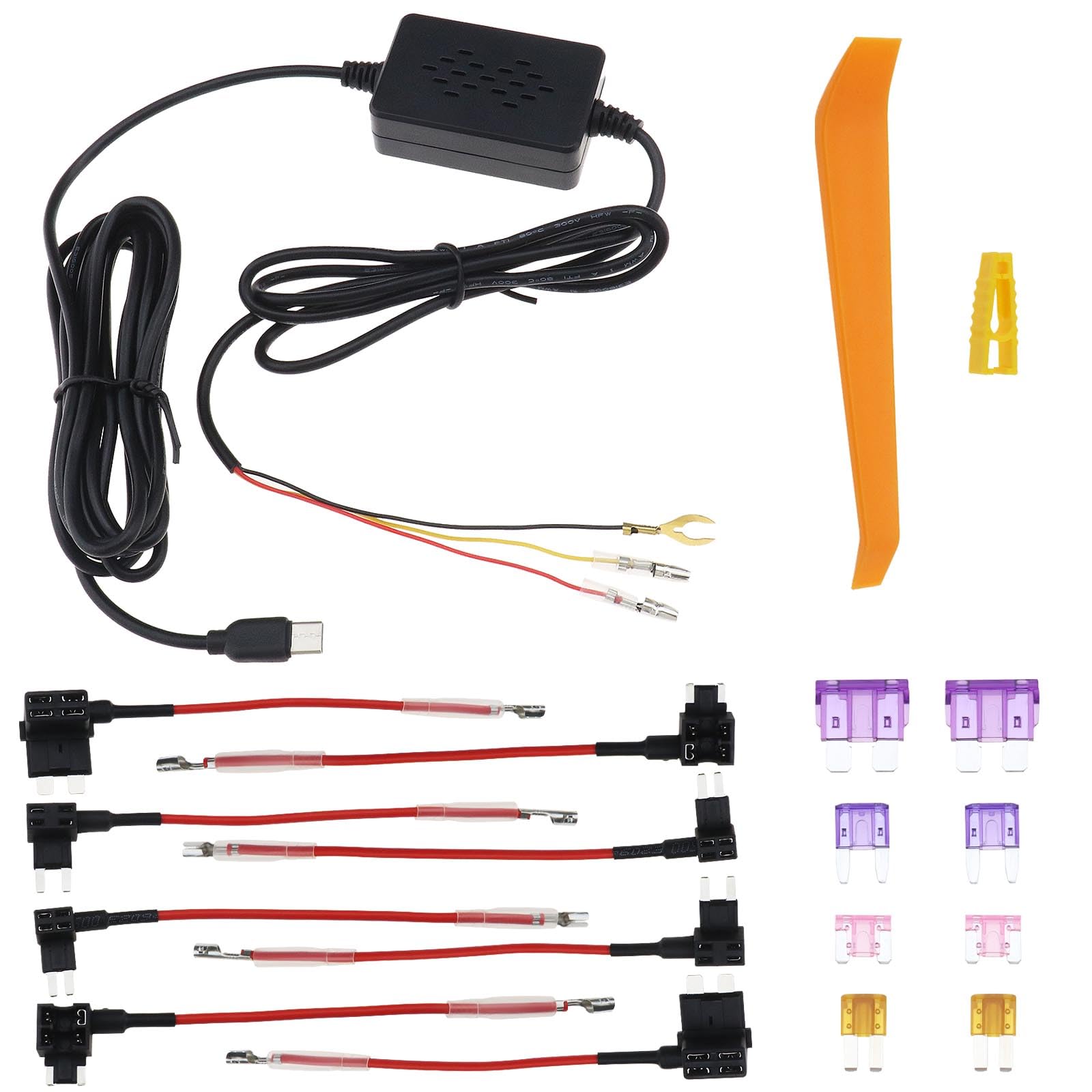 Be In Your Mind 1 Set Typ-C/USB-C-Festverdrahteter Bausatz Dual-Slot-Sicherungshalter Typ-C-USB-Dashcam-Festverdrahteter Bausatz Kompatibel mit Meisten Autos -22°F Bis 167°F DC 12V-24V Be In Your Mind 1 Set Typ-C/USB-C-Festverdrahteter Bausatz Dual-Slot-Sicherungshalter Typ-C-USB-Dashcam-Festverdrahteter Bausatz Kompatibel mit Meisten Autos -22°F Bis 167°F DC 12V-24V von Be In Your Mind