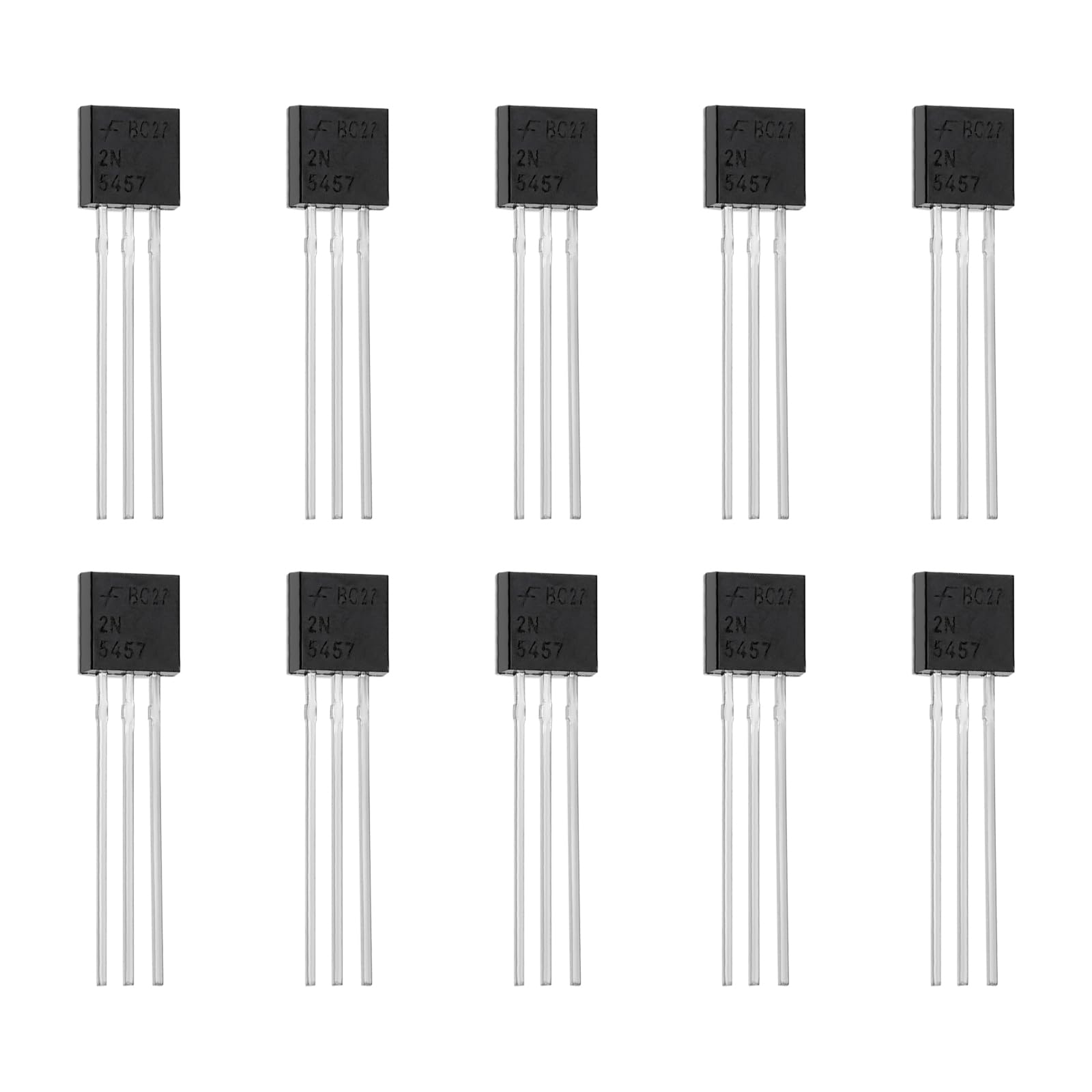 Be In Your Mind 10 Stück 2N5457 N-Kanal-Transistor 5457 JFET-Transistor 3-poliger Transistor für DIY Projekt Schalttransistoren Analogschaltung Be In Your Mind 10 Stück 2N5457 N-Kanal-Transistor 5457 JFET-Transistor 3-poliger Transistor für DIY Projekt Schalttransistoren Analogschaltung von Be In Your Mind