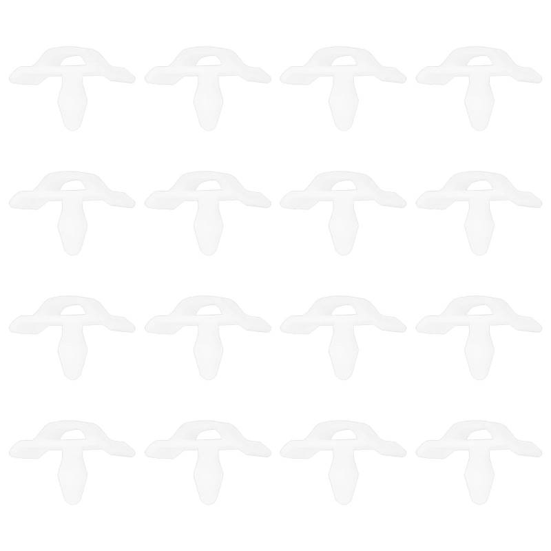 Be In Your Mind 16-teilige Stoßstangen-Clips Druckknopf-Clips Ersatzteil 0009887581 A0009887581 Kompatibel mit Mercedes W107 R107 1971-1986 Weiß von Be In Your Mind