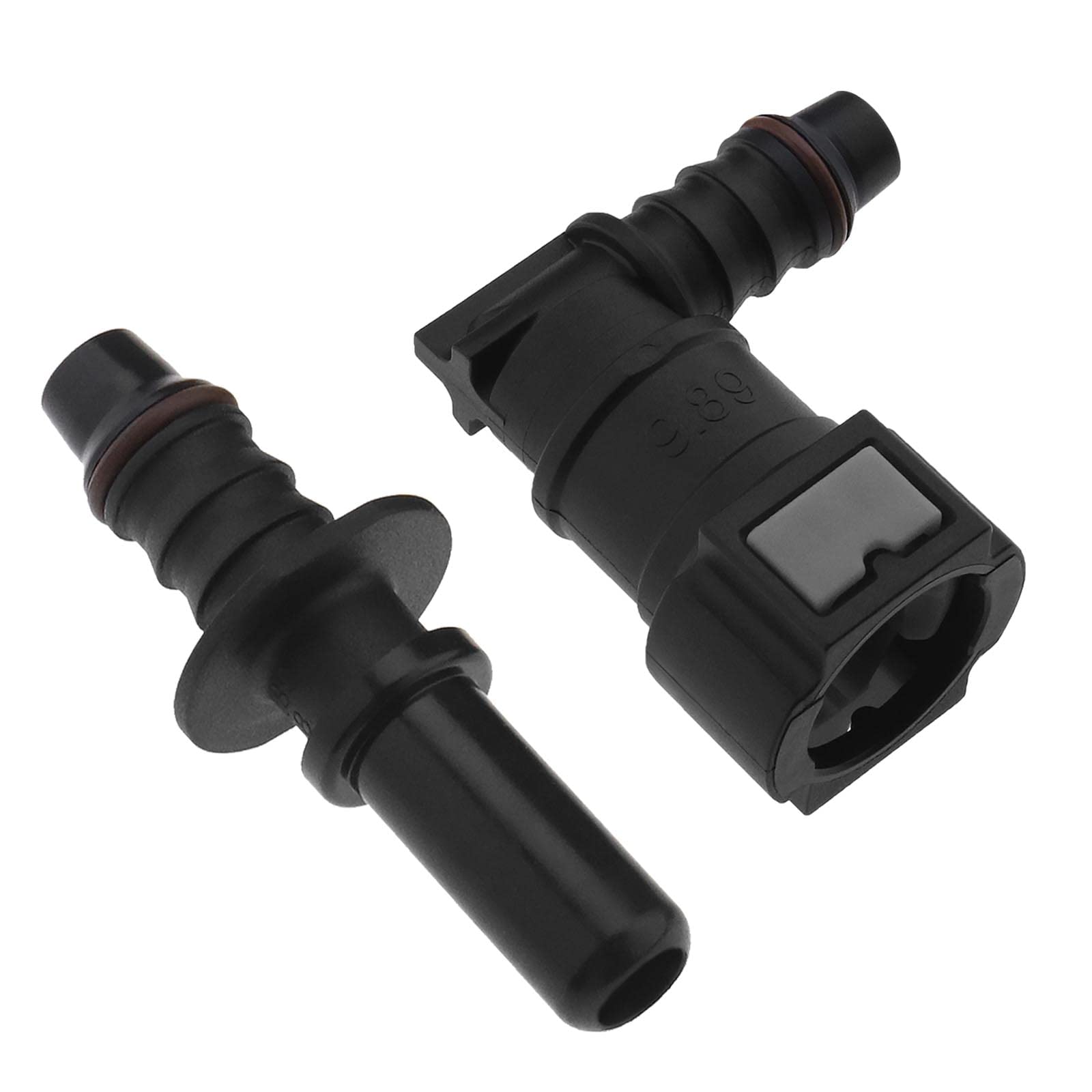Be In Your Mind 2 STK. Kraftstoffleitungsverbinder Ellenbogen Buchse Kraftstoffleitungsverbinder Auto Kraftstoffleitung Schlauchrohr Koppler Adapter Zubehör 55,5 Mm X 23,5 Mm Schwarz Be In Your Mind 2 STK. Kraftstoffleitungsverbinder Ellenbogen Buchse Kraftstoffleitungsverbinder Auto Kraftstoffleitung Schlauchrohr Koppler Adapter Zubehör 55,5 Mm X 23,5 Mm Schwarz von Be In Your Mind