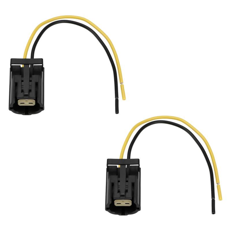 Be In Your Mind 2 Stück 2-poliger Reparaturstecker Buchse Vorverdrahtet mit Kabel Kompatibel mit Land Rover Defender Lampenlicht Kompatibel mit RDX WIPAC von Be In Your Mind