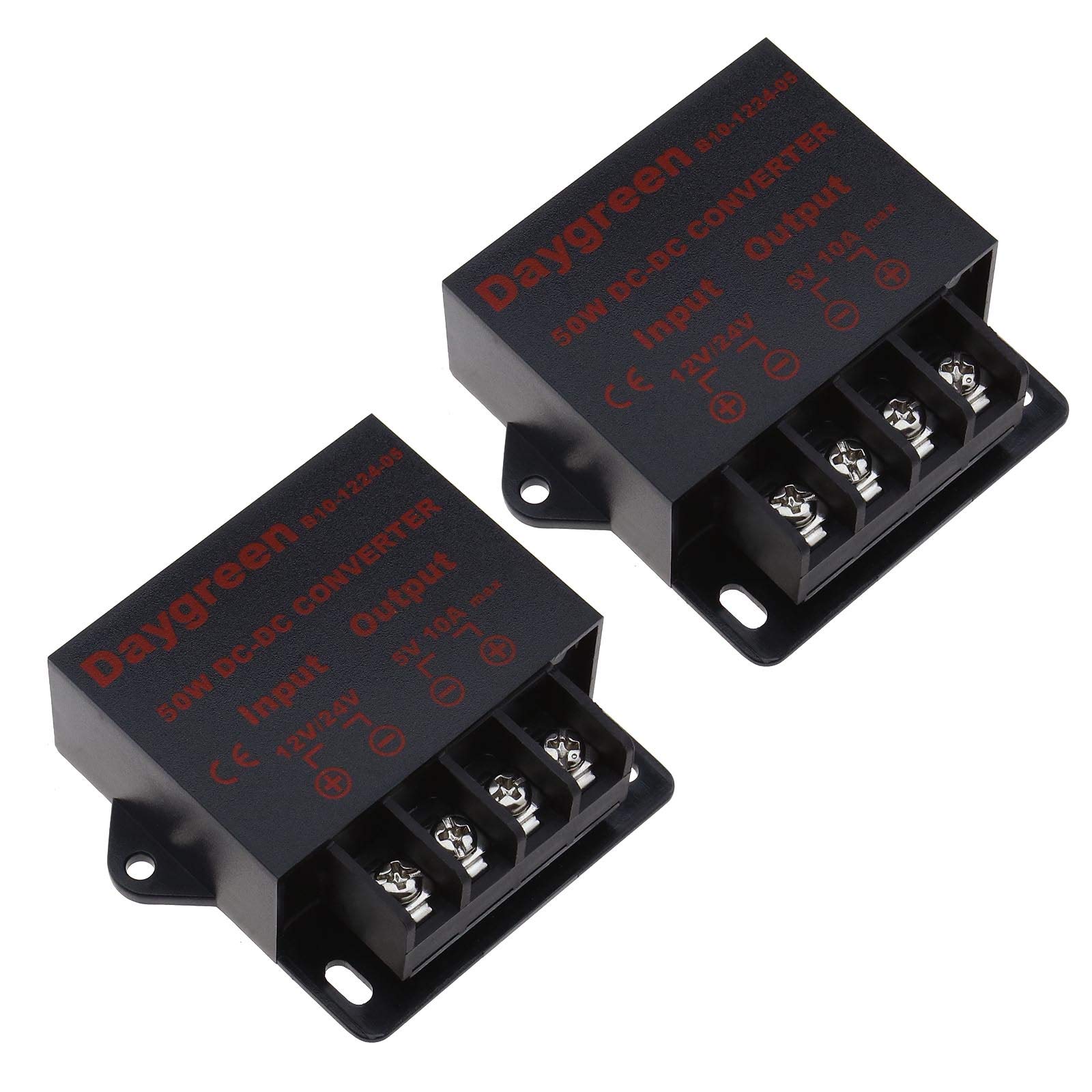 Be In Your Mind 2 Stück DC-Spannungsregler Wandler 12V / 24V DC zu 5V DC 10A 50W Reduzierer Umwandlung Module für Kfz LED Anzeigen Be In Your Mind 2 Stück DC-Spannungsregler Wandler 12V / 24V DC zu 5V DC 10A 50W Reduzierer Umwandlung Module für Kfz LED Anzeigen von Be In Your Mind