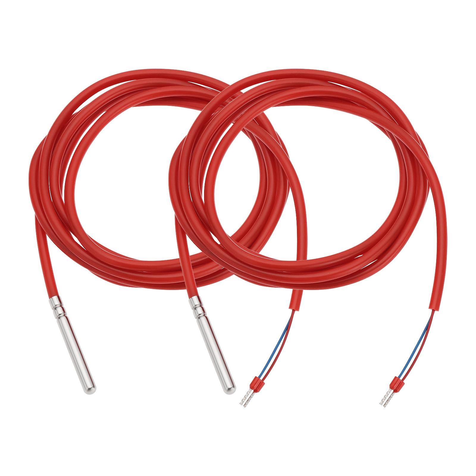 Be In Your Mind 2 Stück Wasserdichte NTC10K Thermistor Temperatursensor Sonden -50°C Bis +200°C Geeignet für Heizung Und Steuerung von Solaranlagen Heizung Klimaanlage Lüftungstechnik 2m Kabel Be In Your Mind 2 Stück Wasserdichte NTC10K Thermistor Temperatursensor Sonden -50°C Bis +200°C Geeignet für Heizung Und Steuerung von Solaranlagen Heizung Klimaanlage Lüftungstechnik 2m Kabel von Be In Your Mind