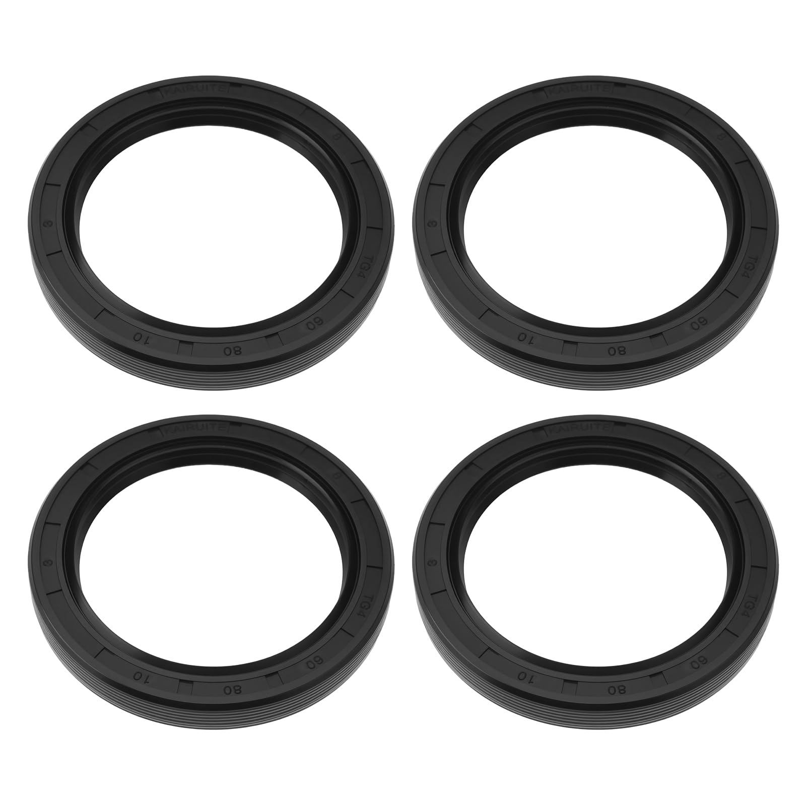 Be In Your Mind 4 Stück TC Wellendichtring Nitril Drehwellendichtung Doppellippe Drehwellendichtung Gummi Doppellippendichtung 60x80x10mm Geeignet für Industrieanlagen Be In Your Mind 4 Stück TC Wellendichtring Nitril Drehwellendichtung Doppellippe Drehwellendichtung Gummi Doppellippendichtung 60x80x10mm Geeignet für Industrieanlagen von Be In Your Mind