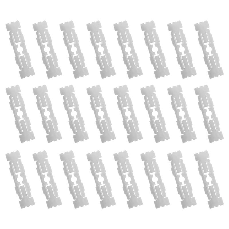 Be In Your Mind 50 Stück Auto Dach Dachrinne Formteil Clips Befestigung Klammern Halterungen Tür Trim Strips Fasteners 191853733A Weiß Kunststoff von Be In Your Mind