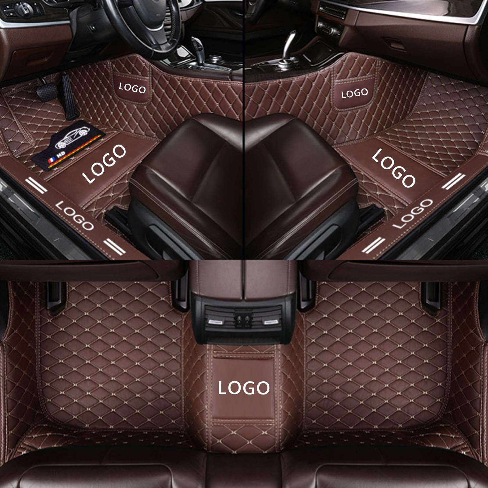 Autoteppich Auto Fußmatten Auto Fußmatte Customize Personalisiert mit Auto LOGO Für 99.99% Limousine SUV Sportwagen Männer Schutz Anti-Schlupf-Lederbodenfutter Alle Wetterautos Bodenmatten Autoteppich Auto Fußmatten Auto Fußmatte Customize Personalisiert mit Auto LOGO Für 99.99% Limousine SUV Sportwagen Männer Schutz Anti-Schlupf-Lederbodenfutter Alle Wetterautos Bodenmatten von BeNsil