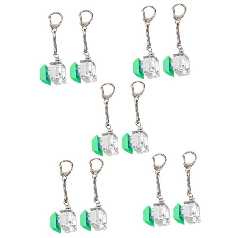 Beaupretty 5 Sätze Keycap Schlüsselanhänger Schlüsselringe Klaviatur Tastenkappe Mechanische Tastatur Schlüsselanhänger Schlüsselzubehör Plastik Green 2 Stück * 5 von Beaupretty