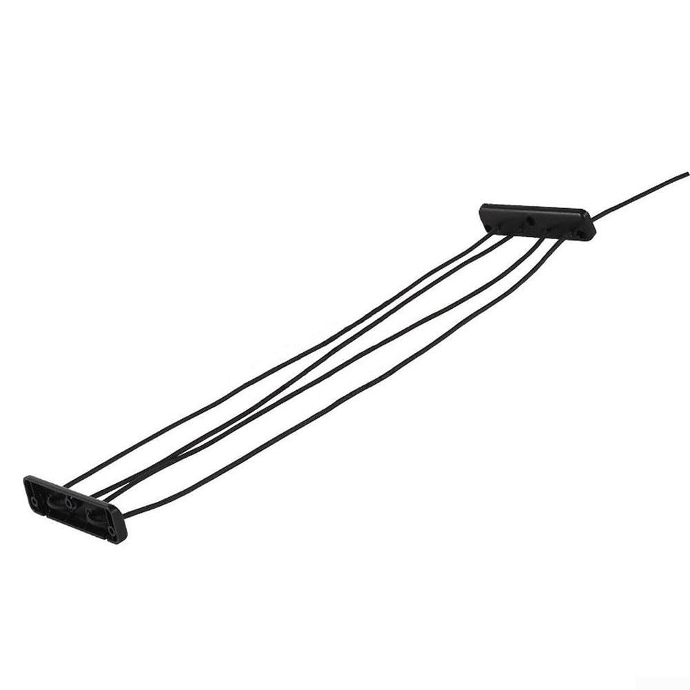 Bebykilemi Aufbewahrungsnetz für Wohnmobile, 2,5 m, schwarz, elastisches Netz-Organizer, stabiler Anti-Alling-Zaun für Wohnmobil, Anhänger, Kofferraum, Seitengepäck von Bebykilemi