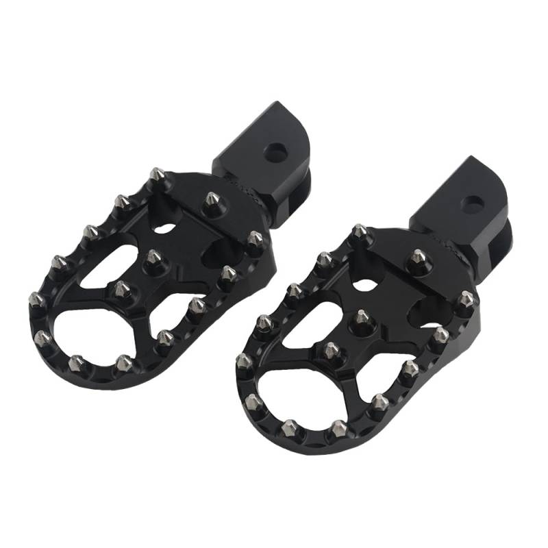 Motorcycle Footrests/Passend for BMW R1300GS Zubehör Vorne verstellbare Fußstützen Fußrasten R 1300 GS r1300gs R1300 GS Motorrad Fußrasten 2023 2024 2025(Black Silver) von Becwdvo