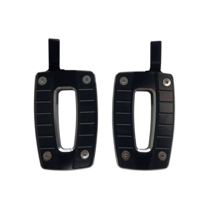 Motorcycle Footrests/Passend for BMW R18 R 18 Classic 2020 2021 2022 untere Fußstützen Fahrerpedal Breite Fußstützenpedale Motorradzubehör(Black) von Becwdvo