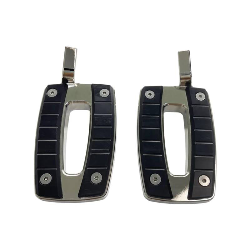 Motorcycle Footrests/Passend for BMW R18 R 18 Classic 2020 2021 2022 untere Fußstützen Fahrerpedal Breite Fußstützenpedale Motorradzubehör(Chromed) von Becwdvo