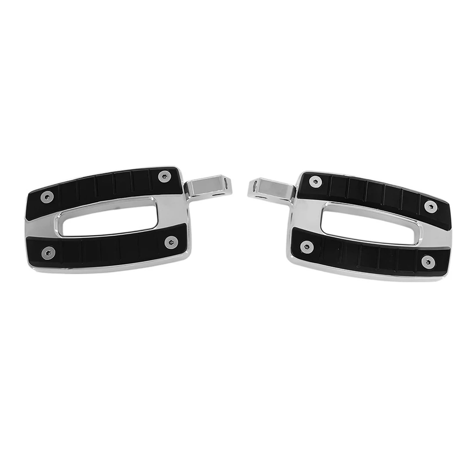 Motorcycle Footrests/Passend for BMW R18 R 18 Motorrad-Fußrasten-Montagesatz for Fahrer-Pedal. Modifizierte Vorderpedale aus Aluminiumlegierung.(Chromed) von Becwdvo