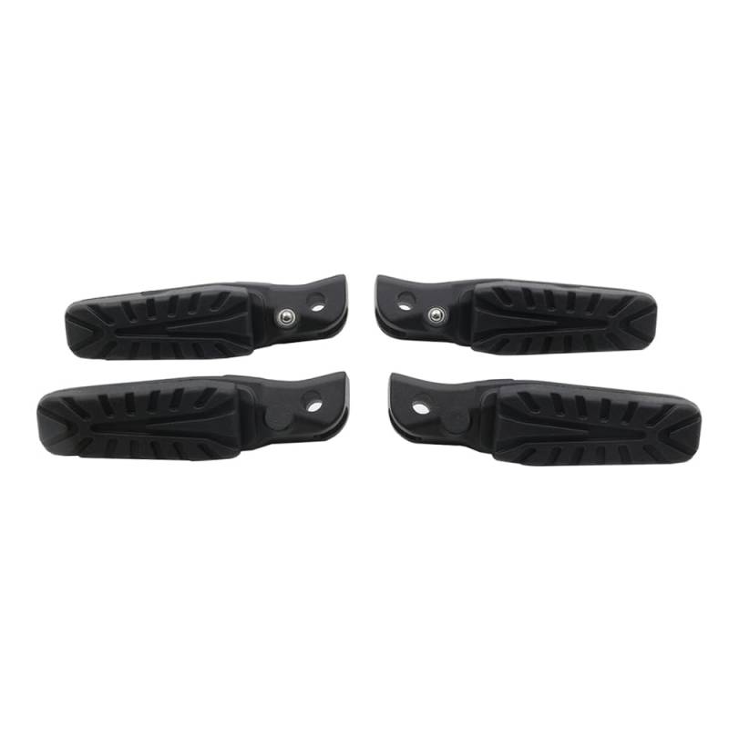 Motorcycle Footrests/Passend for Duke 125 200 250 390 2019-2024 RC125 RC200 RC390 Motorrad vorne hinten Fußstütze Fußrasten Pedale Duke250 Duke390 Duke200(Front Rear Black) von Becwdvo