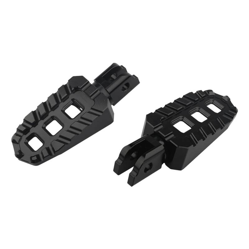 Motorcycle Footrests/Passend for Scrambler 400X 2023-2024 Motorradzubehör Verbesserte Federn Rückprallstraffung Vordere Fußrasten Pedale(B-Black) von Becwdvo