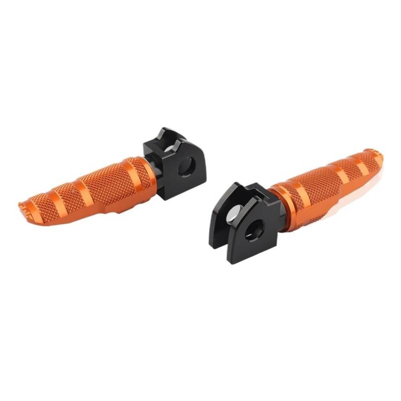Motorcycle Footrests/Passend for Vulcan S 650 Vulcan S 650 Cafe Motorradzubehör Vordere Fahrerfußstützen Fußstütze Fußrasten Pedal Fußständer(A-Orange) von Becwdvo