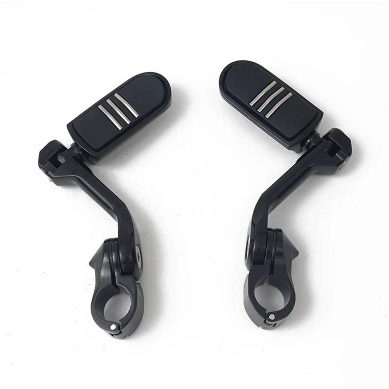 Motorcycle Footrests 1 1/4 "32mm Motorrad Fußstütze Autobahn Motorschutz Fußrasten Halterung/Fit for Harley Electra Glide Ultra Classic Sportster(Black Long 2) von Becwdvo