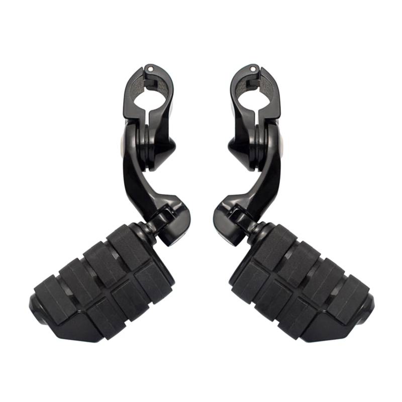 Motorcycle Footrests 1-1/4 "Crash Bar Motorräder Autobahn 32mm Fußrasten Halterung/Fit for Honda Harley Low Rider Eisen 883 Street Glide Road King Fat Bob(05 Style) von Becwdvo