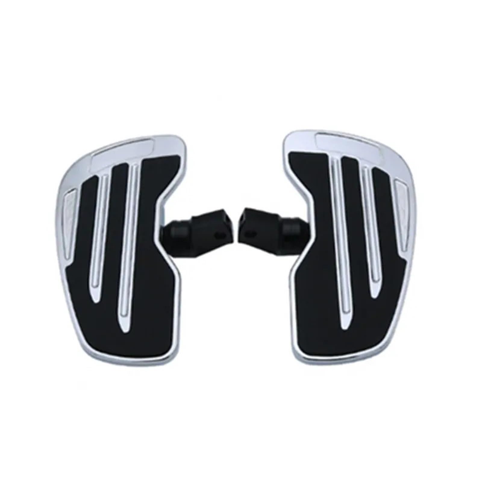 Motorcycle Footrests Fit R 18 Motorradfahrerpedal Pedale CNC-Vorderfußrasten Zubehör/Fit for BMW R18 100 Jahre R18 B Transcontinental 2020-2023(R18 Silver) von Becwdvo