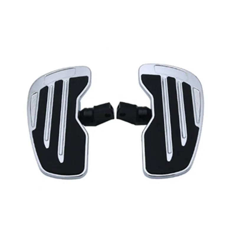 Motorcycle Footrests Fit R 18 Motorradfahrerpedal Pedale CNC-Vorderfußrasten Zubehör/Fit for BMW R18 100 Jahre R18 B Transcontinental 2020-2023(R18 Silver) von Becwdvo