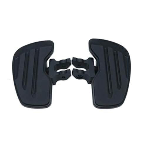 Motorcycle Footrests Fit R 18 Motorradfahrerpedal Pedale CNC-Vorderfußrasten Zubehör/Fit for BMW R18 100 Jahre R18 B Transcontinental 2020-2023(R18B TC Black) von Becwdvo