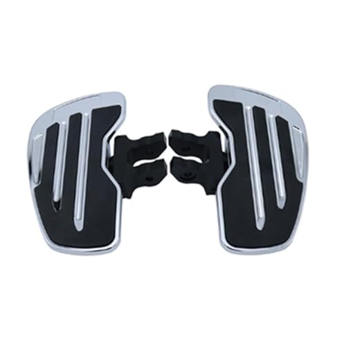 Motorcycle Footrests Fit R 18 Motorradfahrerpedal Pedale CNC-Vorderfußrasten Zubehör/Fit for BMW R18 100 Jahre R18 B Transcontinental 2020-2023(R18B TC Silver) von Becwdvo