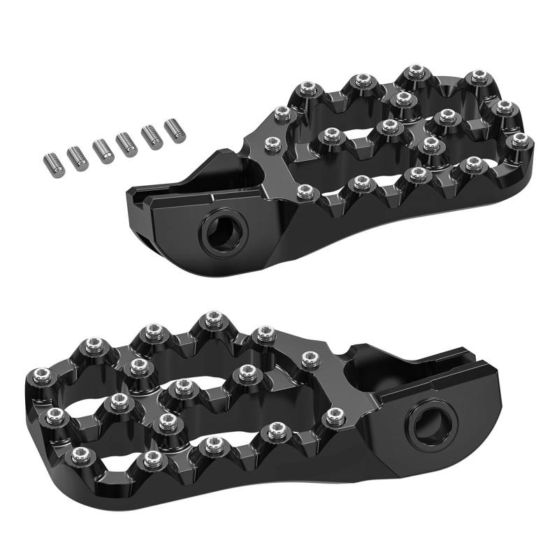 Motorcycle Footrests Fußrasten-Fußrastenverlängerung/Passend for KTM EXC 300 EXC EXC-F XCW 125 250 300 350 400 450 500 2017-2023 SX SXF XC XCF 2017-2022 von Becwdvo