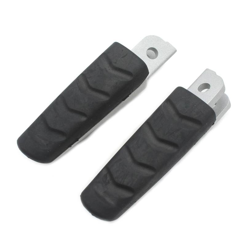 Motorcycle Footrests Fußrasten Vorne Pedale Fußrasten Fußstütze Gummi/Fit for BMW F800GT/ST/S F900R/XR M1000XR/S1000XR R1200RS/ST R Nine T R1250R/RS Schwarz(Silver) von Becwdvo