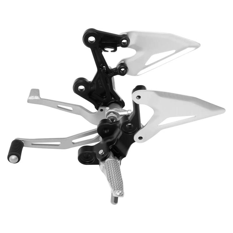 Motorcycle Footrests Fußrastenhalterung for die Hinterradfußrasten/Passend for Kawasaki Ninja 400 2018-2024 Z400 2019-2024 Motorrad von Becwdvo