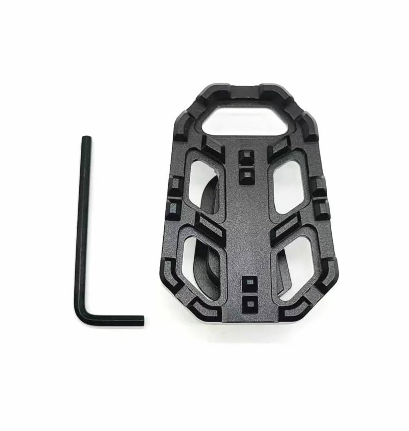 Motorcycle Footrests G310 GS Fußbremshebel Pedalverstärker Zubehör Verlängerung Bremsbeläge hinten Passend for BMW G310GS G 310GS 2017-2021 2022 2023(Black) von Becwdvo