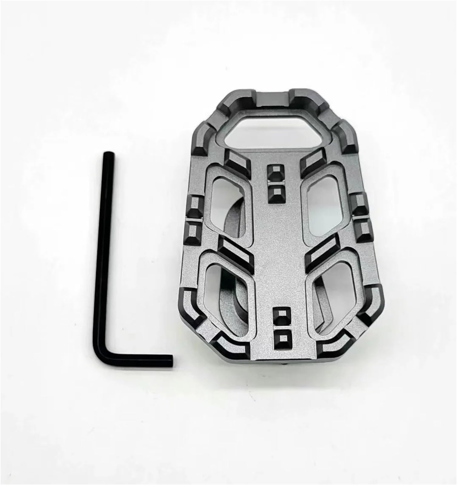 Motorcycle Footrests G310 GS Fußbremshebel Pedalverstärker Zubehör Verlängerung Bremsbeläge hinten Passend for BMW G310GS G 310GS 2017-2021 2022 2023(Grey) von Becwdvo