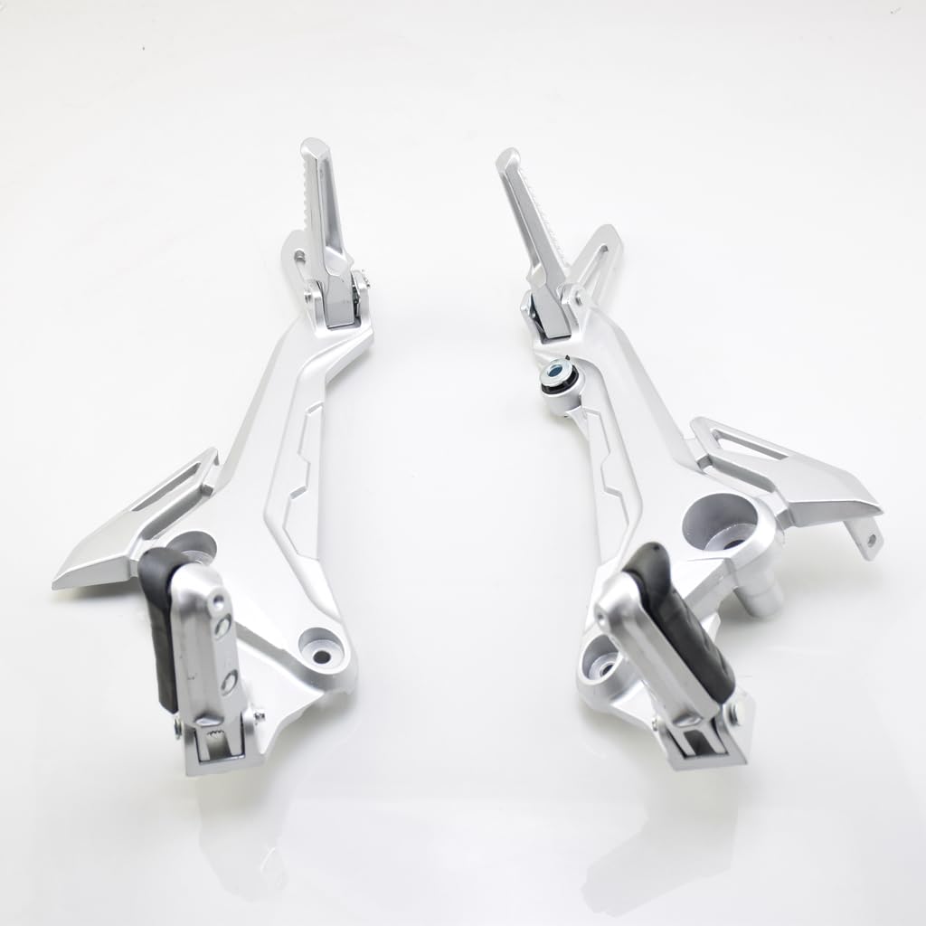 Motorcycle Footrests M3M5 Aluminiumlegierungspedal Modifiziertes Motorrad-Elektrofahrzeugzubehör Pedalfuß/Passend for MSX MSX125 MSX 125(Left and Right) von Becwdvo