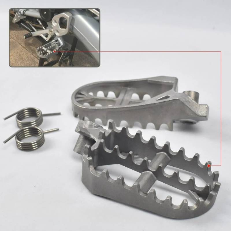 Motorcycle Footrests Motorrad-Fußrasten, Langstrecken-Rallyes, verbreiterte Pedale/Passend for BMW R1200GS R1250GS ADV, Modifikationszubehör(B) von Becwdvo