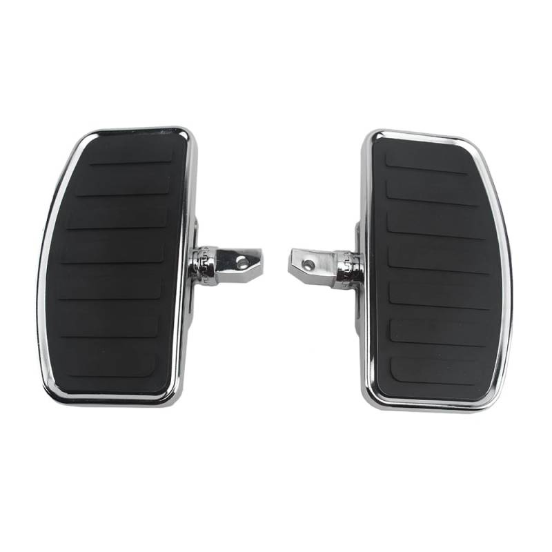 Motorcycle Footrests Motorrad-Hinterrad-Beifahrer-Trittbrett-Trittbrett-Pedal-Fußrasten/Passend for Honda VTX 1300 1800 / Passend for Suzuki Boulevard C50 Intruder Volusia(Chrome A) von Becwdvo