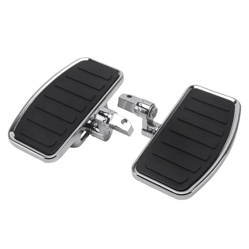 Motorcycle Footrests Motorrad-Hinterrad-Beifahrer-Trittbrett-Trittbrett-Pedal-Fußrasten/Passend for Honda VTX 1300 1800 / Passend for Suzuki Boulevard C50 Intruder Volusia(Chrome B) von Becwdvo
