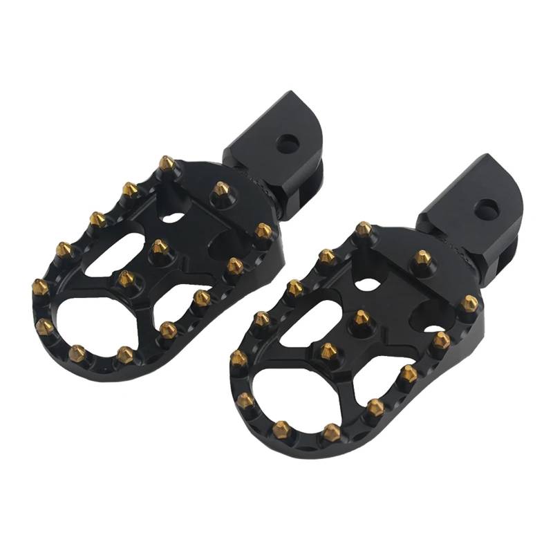 Motorcycle Footrests Motorrad-Umbau-Fußrasten/passend for BMW R 1300 GS Fahrerfußstützen R1300GS ADV 2023 2024 2025 Zubehör Fußpedale r1300gs(Black Gold) von Becwdvo
