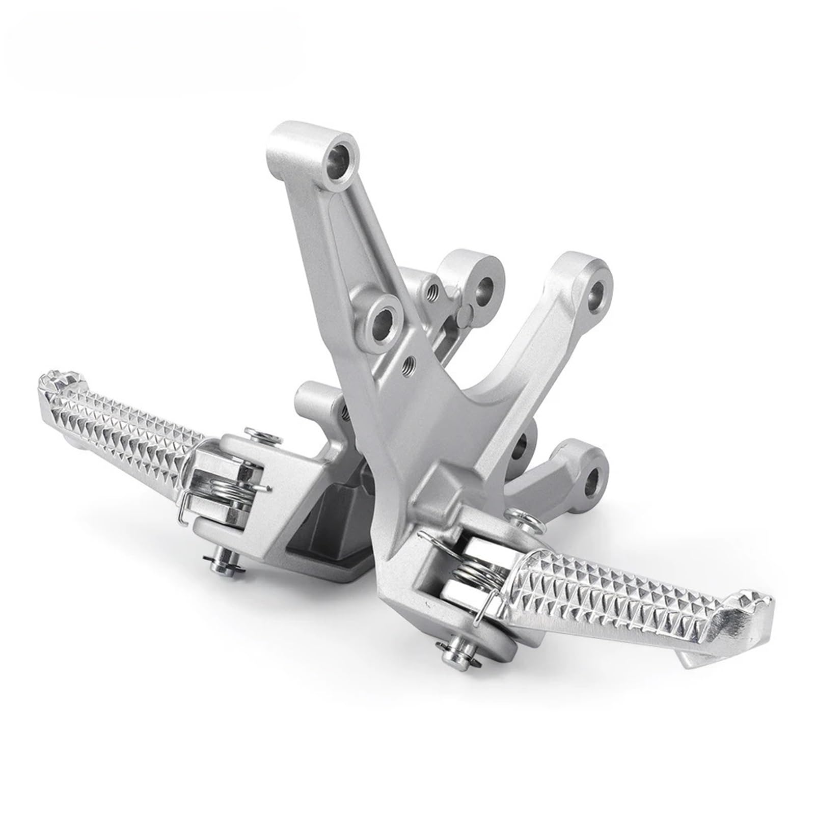 Motorcycle Footrests Motorrad-Vorderpedalbaugruppe/Passend for Yamaha MT-03 MT-25 YZF-R3 YZF-R25 2014-2023 Linke und rechte Fußrasten Aluminiumzubehör(1 Set Assembly) von Becwdvo